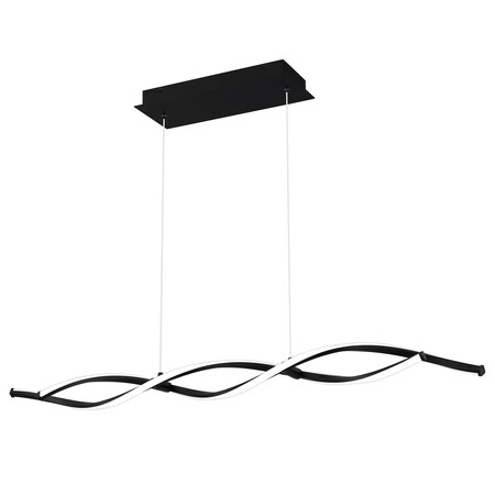 Quoizel Newport Integrated LED Matte Black Island Light PCNPT138MBK